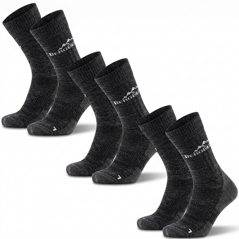GRANIT GREY 3er-Pack Socken