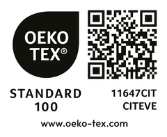 OEKO-TEX® STANDARD 100, Zertifikat 11647CIT, Prüfinstitut CITEVE